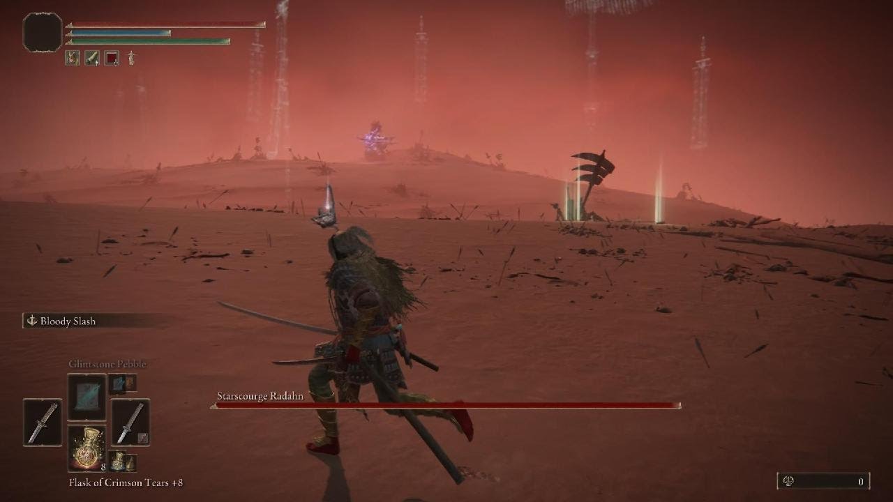 Beating Radahn on my 4th try. (no summons)
