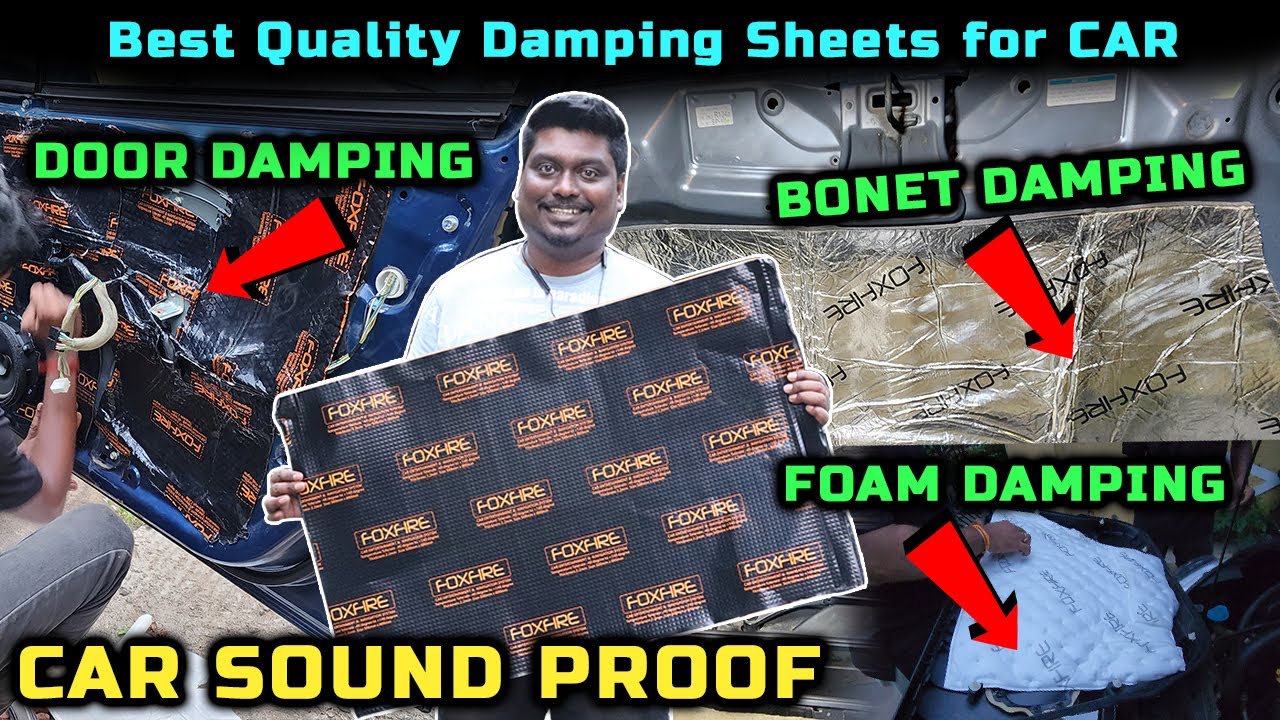 Benefits of Damping | Premium Car Damping Sheets | IMPROVE SOUND! | Foxfire Damping | Video Shop