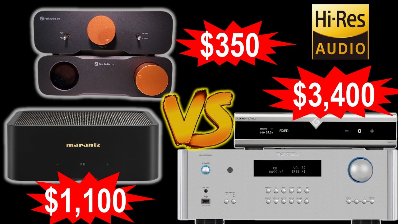 ¡No vas a Creer Cuál Suena Mejor! Marantz vs Fosi vs Rotel/Gustard