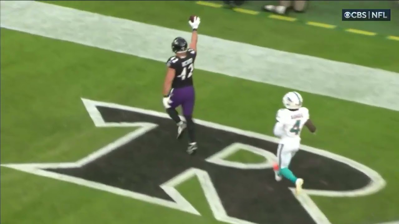 Lamar Jackson passed to Patrick Ricard to the left for 4 yard touchdown