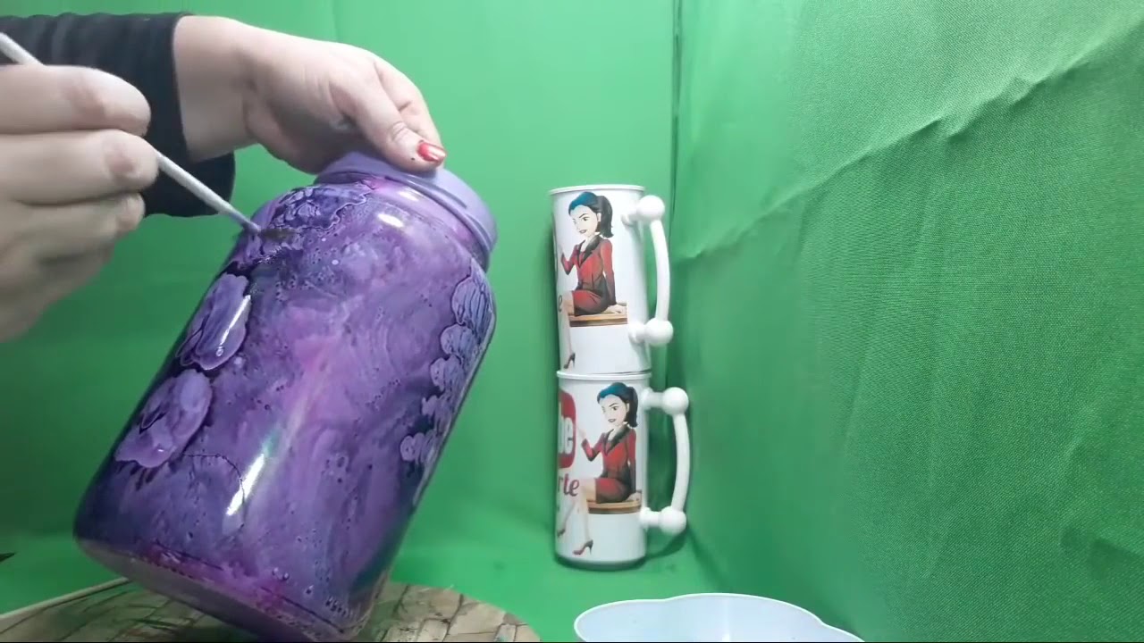 Ideias Incríveis ,Com Vidros De Palmito ,pintura indiana