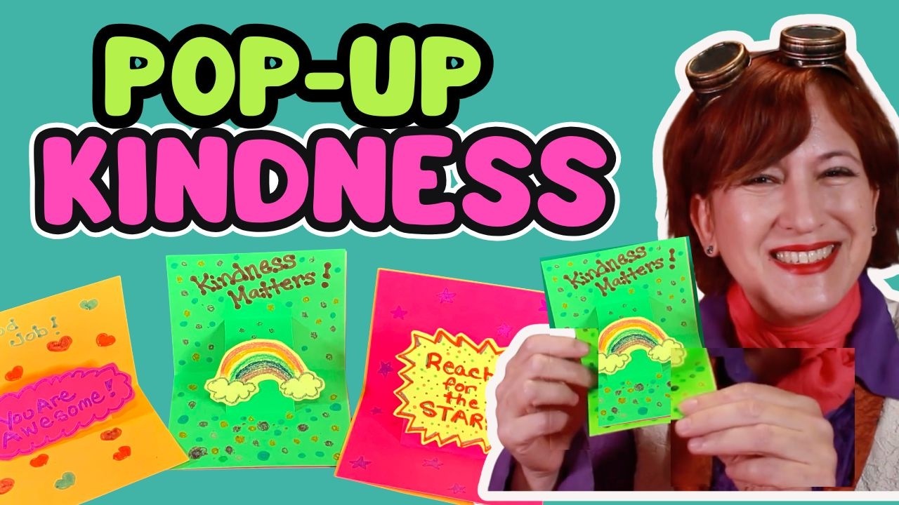 Pop Up Kindness Cards 💌 Easy Kindness Craft for Kids | Happily Ever Crafter