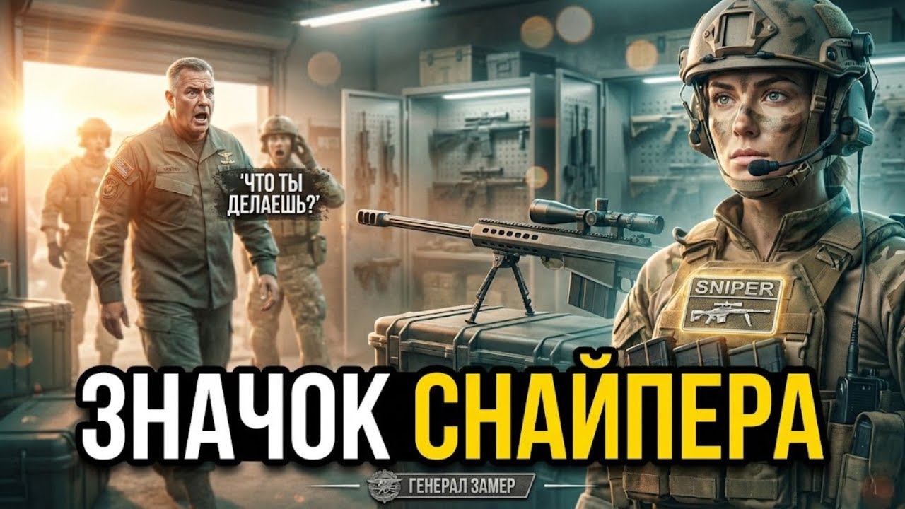 «Что ты делаешь?» Генерал SEAL прошел мимо ее M82 — пока снайперский значок не заставил его замерть.