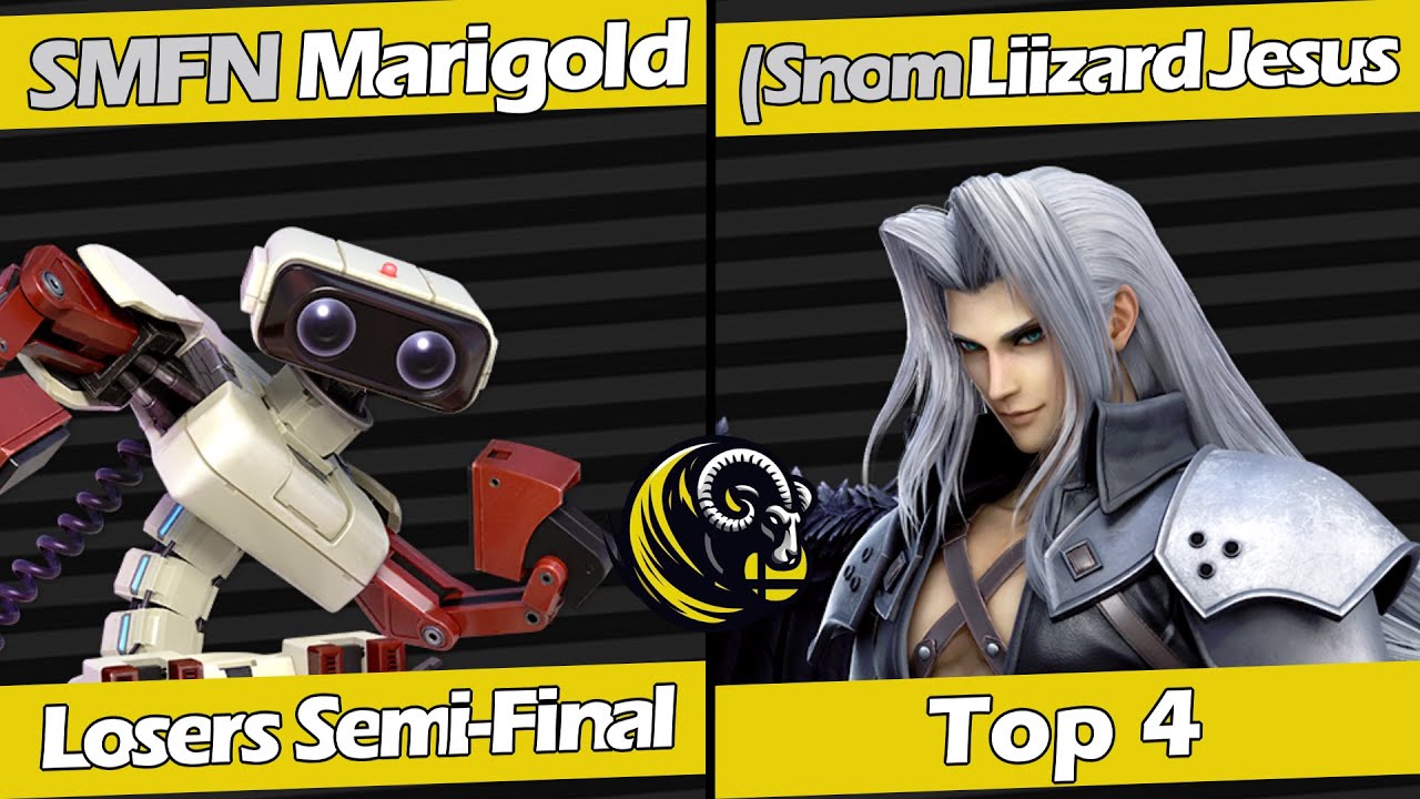 QuitYourFriendlies 64 Losers Semi-Final - Marigold (Cloud, R.O.B) vs Liizard Jesus (Sephiroth)