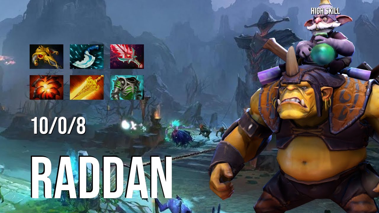 Dota 2 Pro Gameplay   Raddan   Alchemist   10 0 8   High Skill Dota 2 / Carry / Team Spirit