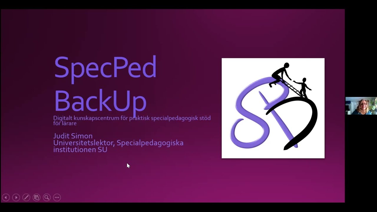 SpecPed BackUp - Judit Simon, Idésam, presentation