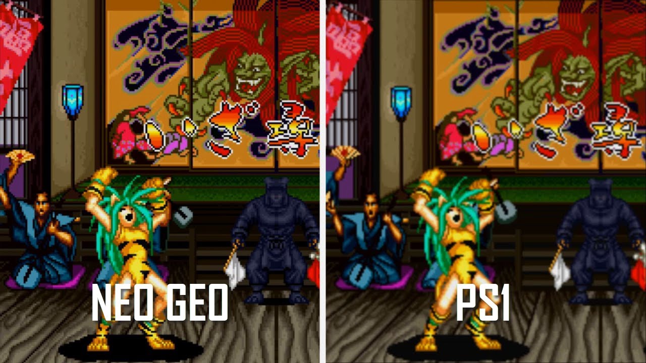 Samurai Shodown II - Neo Geo VS PS1