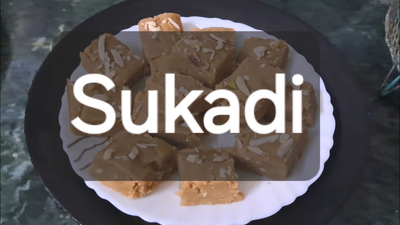 How to Make Sukadi | Gujarati Gol Papdi Recipe | Soft Wheat Flour & Jaggery Sukhdi | RJ Cooks 