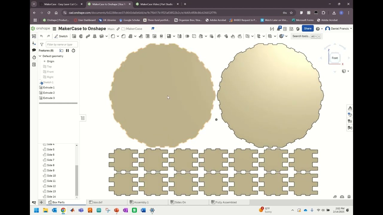 Makercase Into Onshape