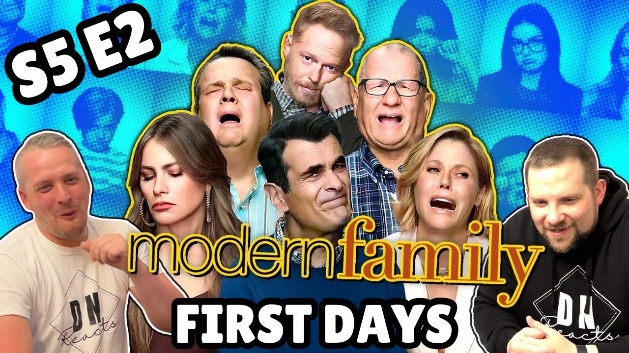 British Guys HILARIOUS Modern Family Reaction | Season 5 Episode 2 (First Days)