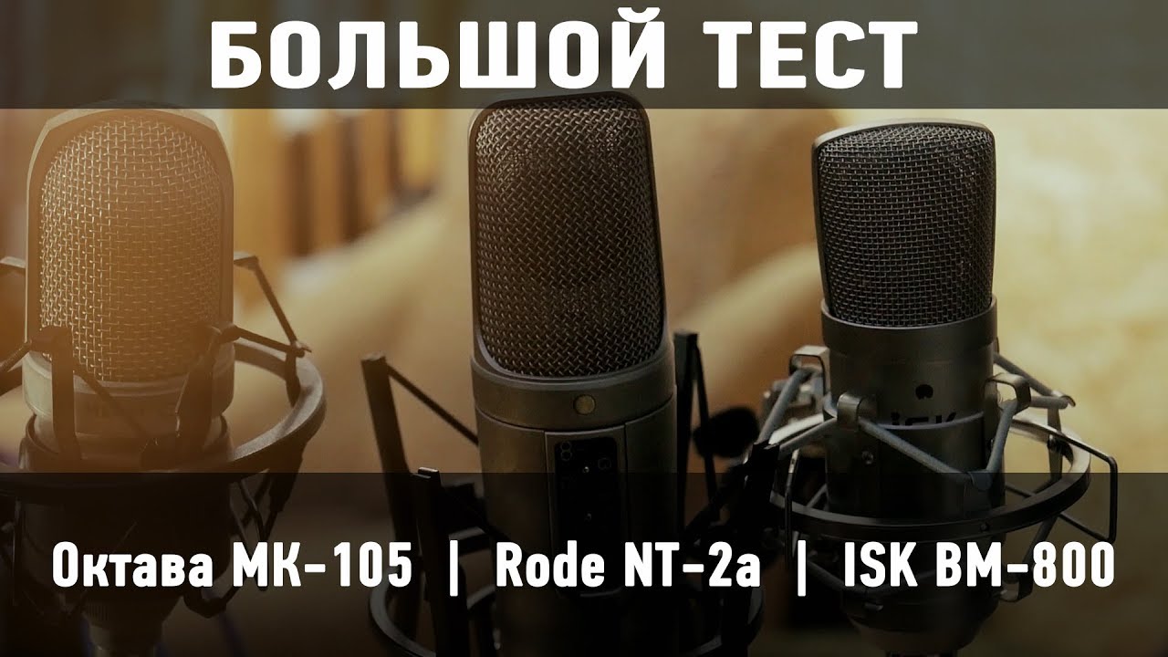 Тест микрофона ISK BM-800 с группой 