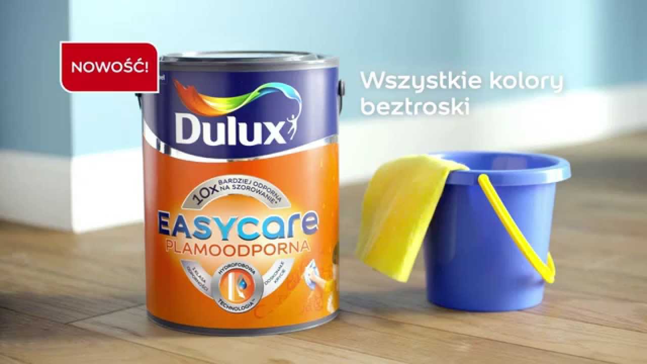 Hydrofobowa i Plamoodporna farba Dulux EasyCare &ndash; Sprawdź, jak działa!