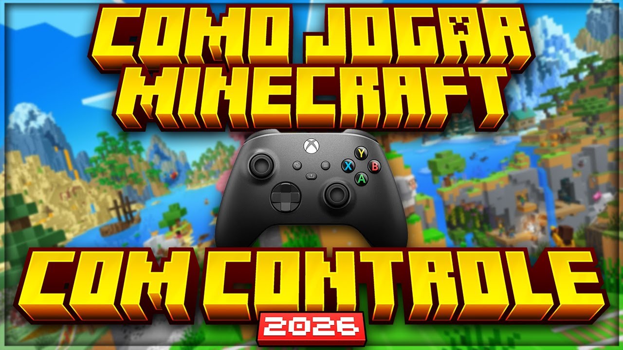 MINECRAFT JAVA: COMO JOGAR NO CONTROLE | GUIA COMPLETO 2026