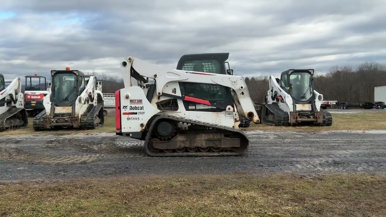 Lot 1845 is a 2016 Bobcat T740 Skid Steer