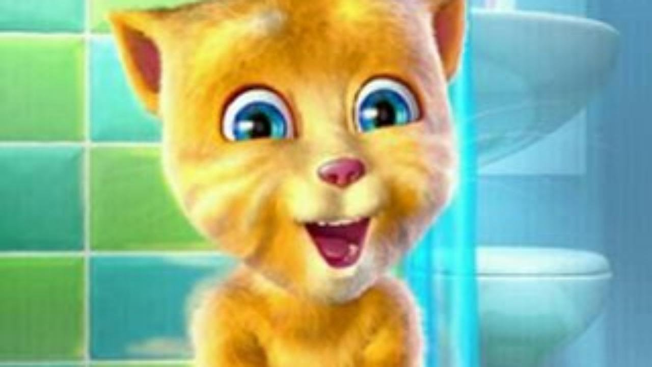 Talking Ginger Part 2 - iPad app demo for kids - Ellie