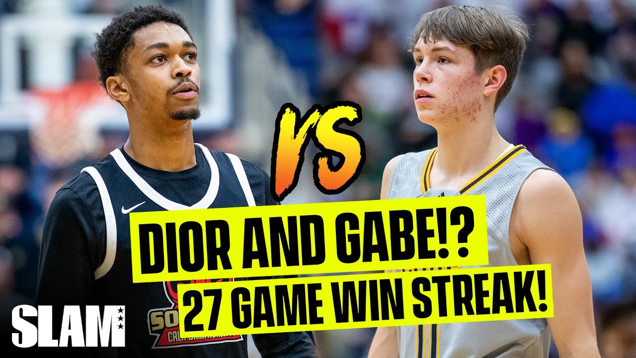 Dior Johnson 🆚 Gabe Cupps in HEATED matchup!? 27 game win streak on the line‼️