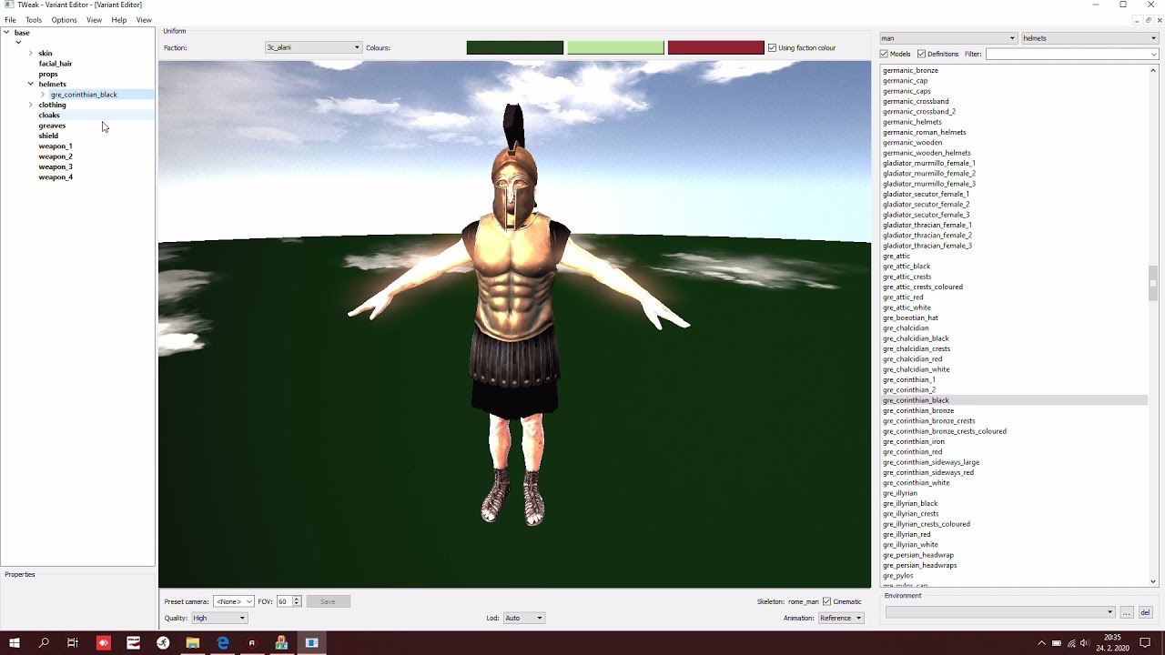 Rome total war 2 - create custom unit in TWeak AssemblyKit