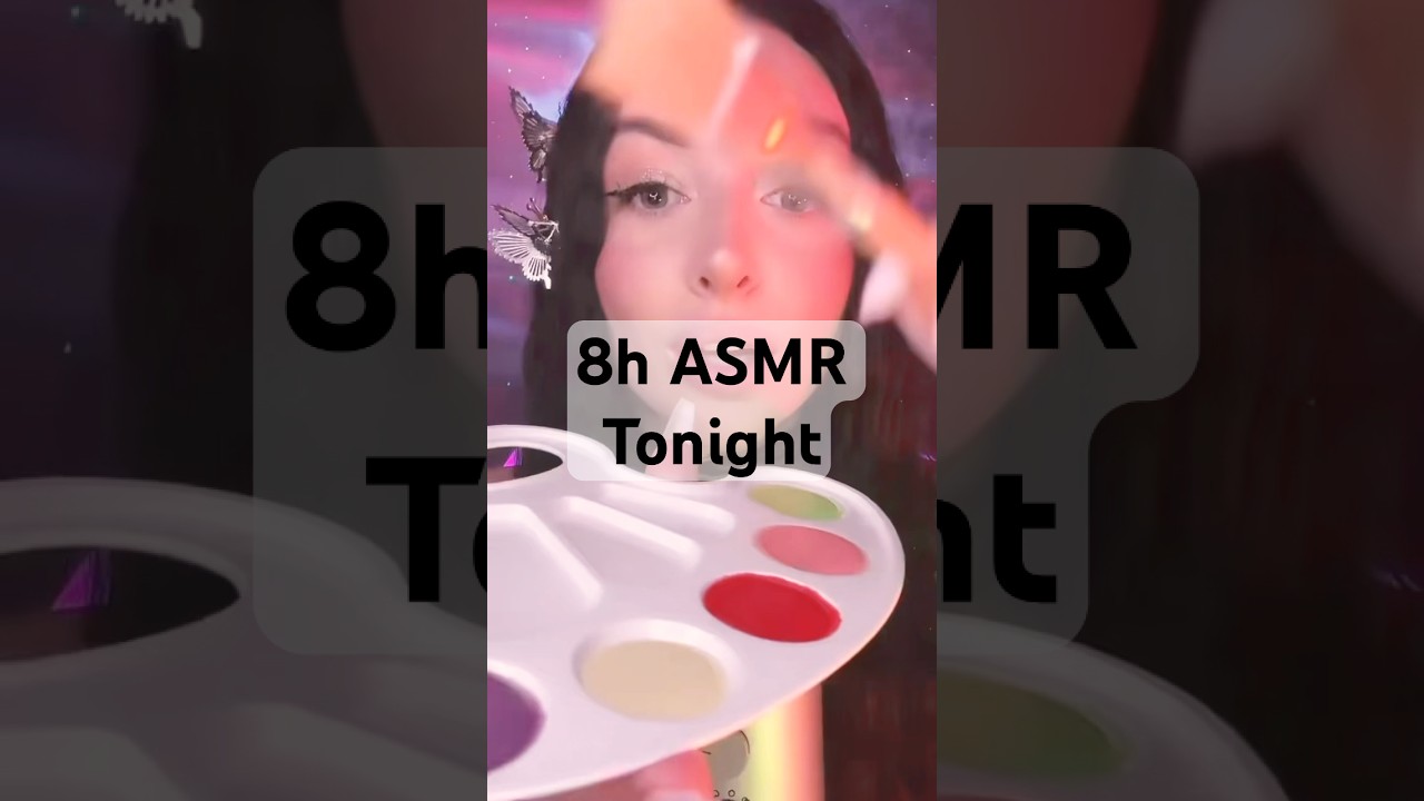 Spit paint ASMR Tonight | 8 Hours of Relaxing Sounds 🌙 #spitpainting