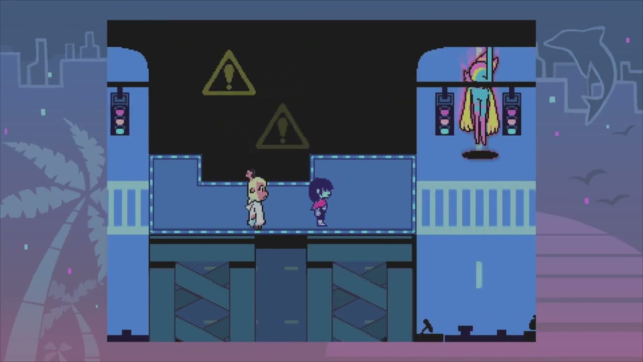 Deltarune Chapter 2 Snowgrave Enemy Tutorial