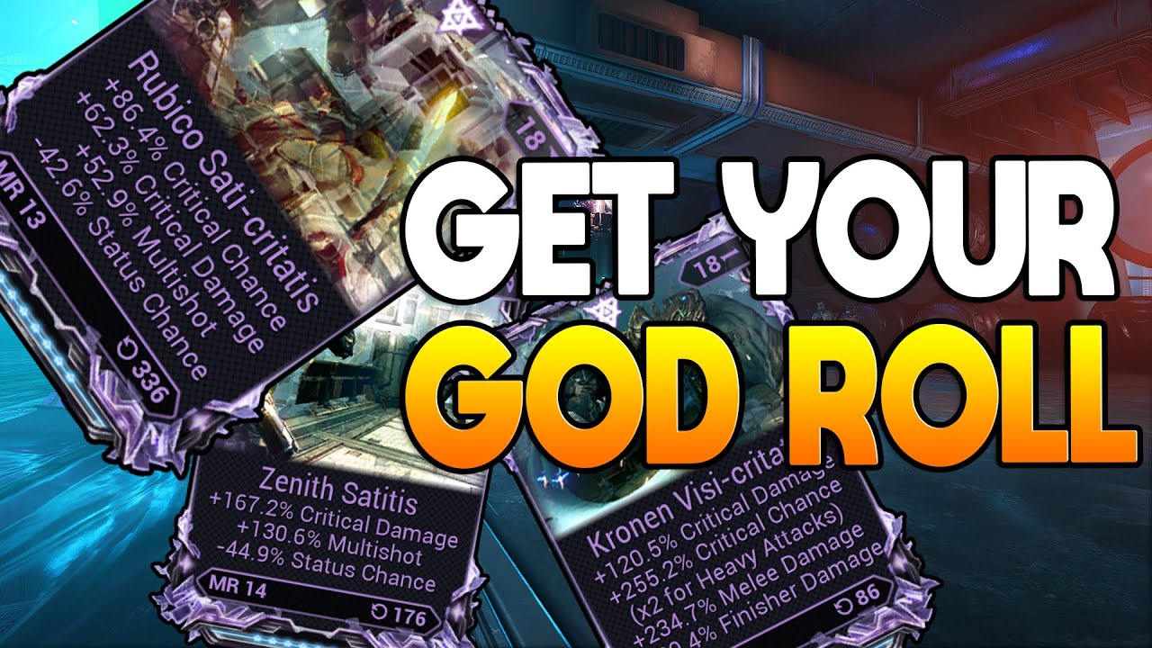 [WARFRAME] BEST ROLLS FOR YOUR RIVEN | GET YOUR GOD ROLL!