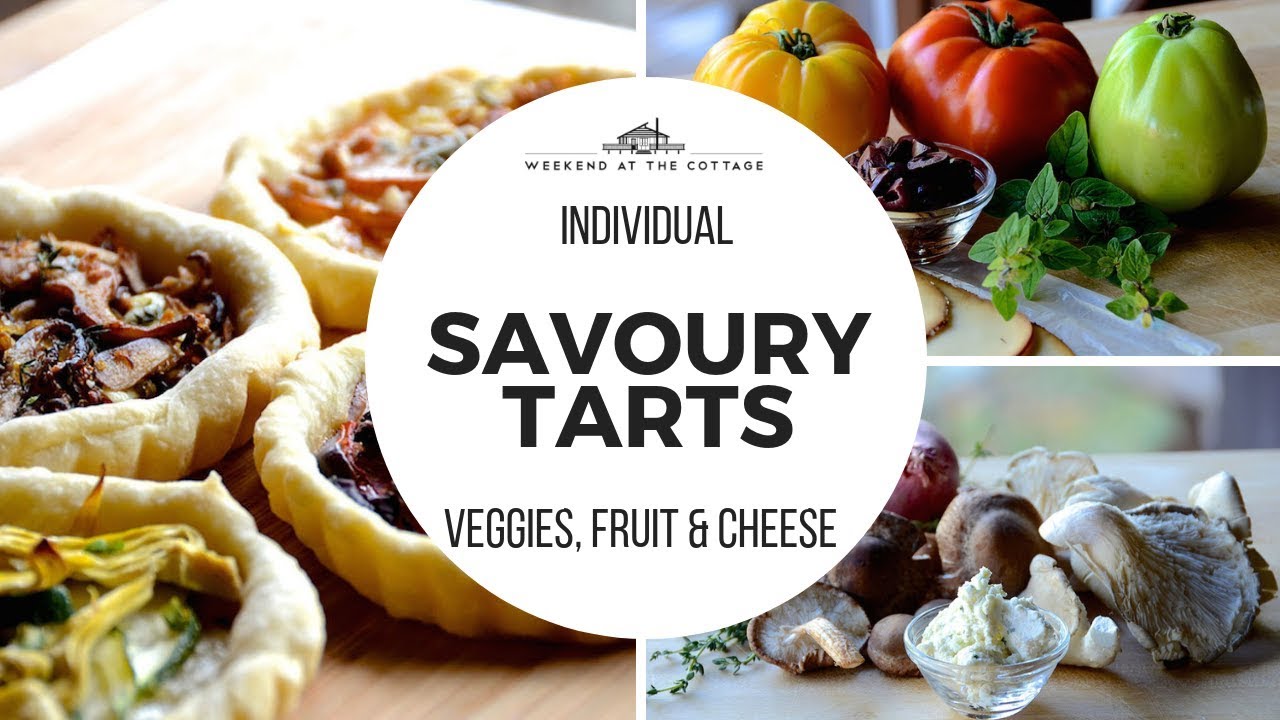 Individual SAVOURY TARTS recipe!