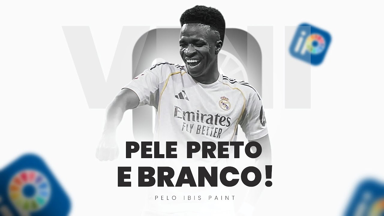 COMO DEIXAR a pele do JOGADOR em PRETO E BRANCO.