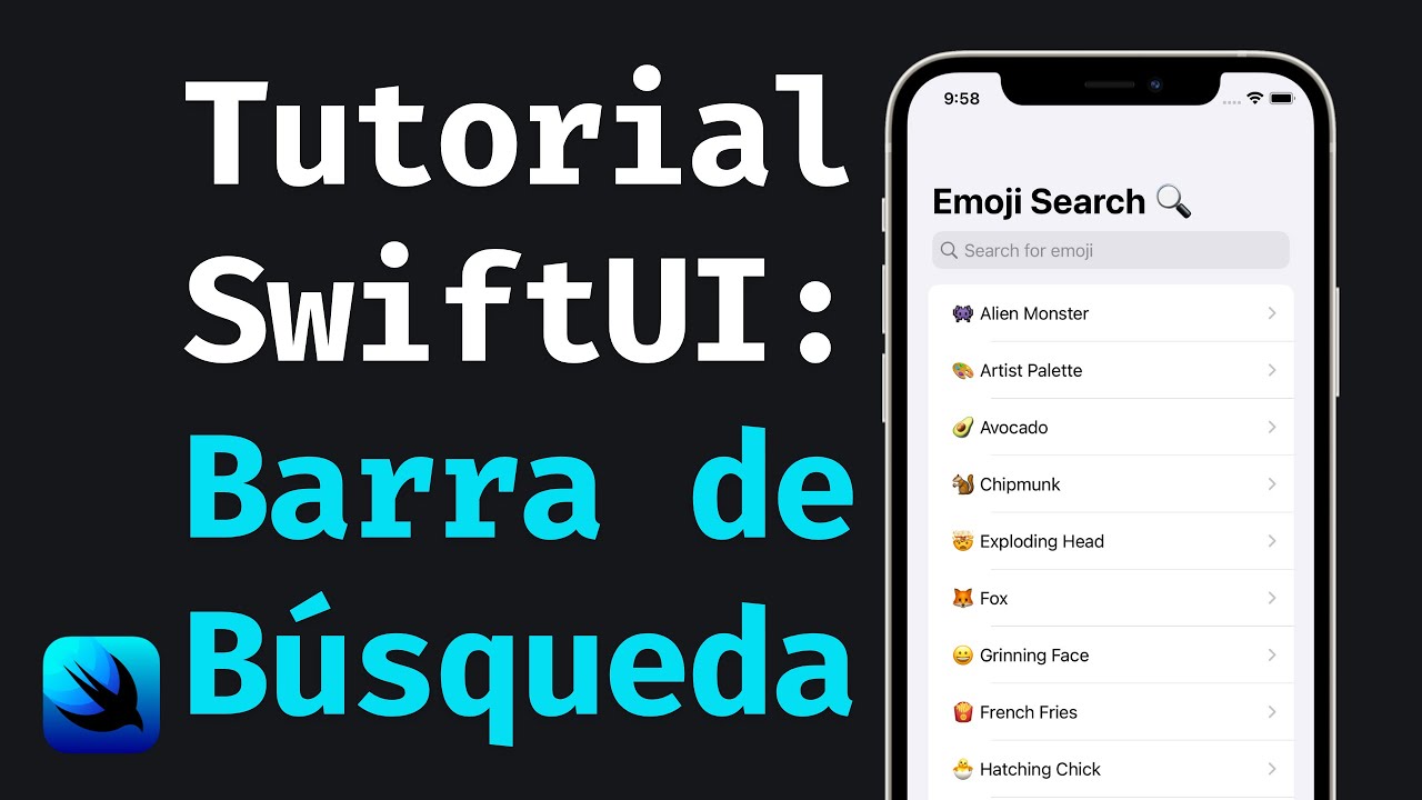 Tutorial SwiftUI Español – Barra de Búsqueda