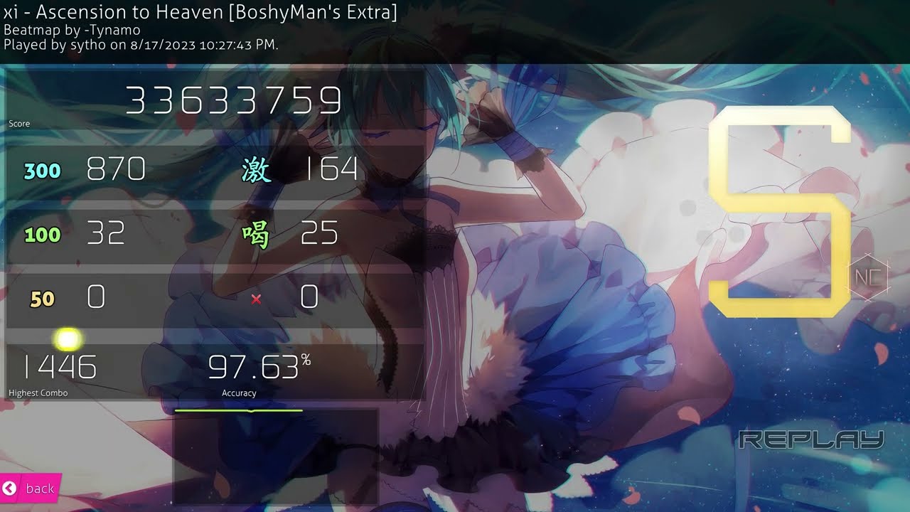 1102pp on Ascension To Heaven