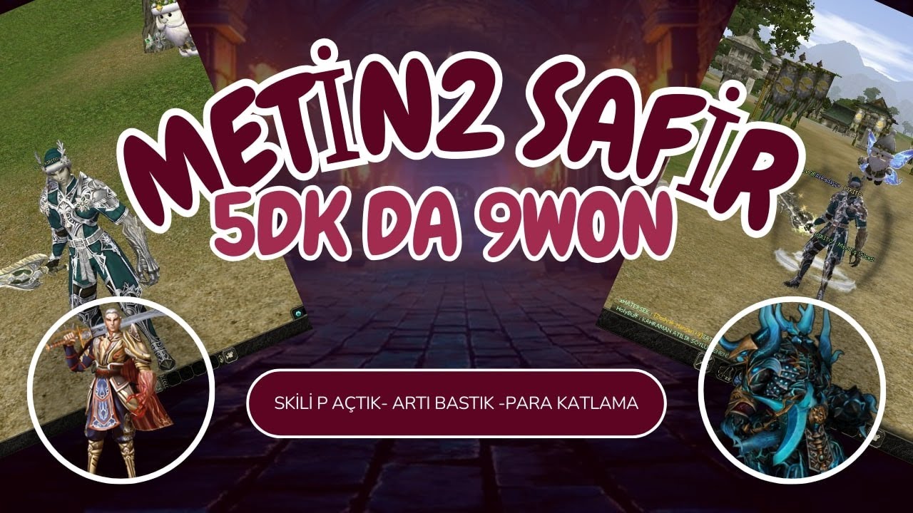Metin2 TR Safir 🔥 Skili P Açıp 5 Dakikada 9 Won Kazandık 💰 Sandık Açımı 📦