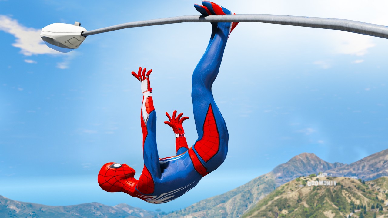 Spider Man Funny Game Moments (GTA 5 Spiderman Fails) #2