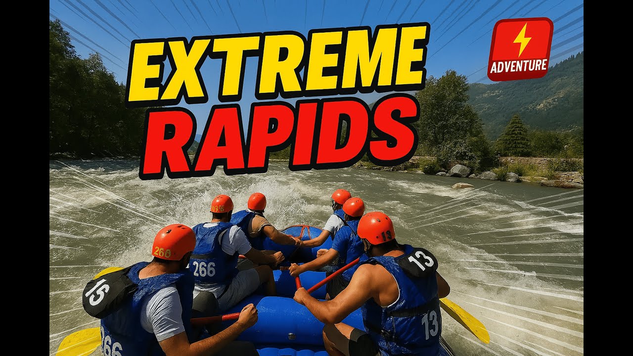 Adventure Of River Rafting Extreme Rapids In Manali