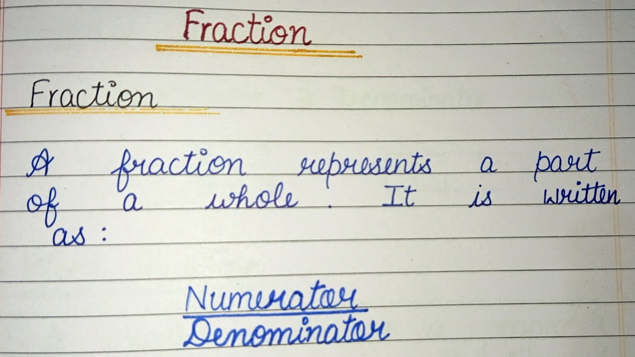 What is fraction|| Fraction kya hai |Types of fraction 