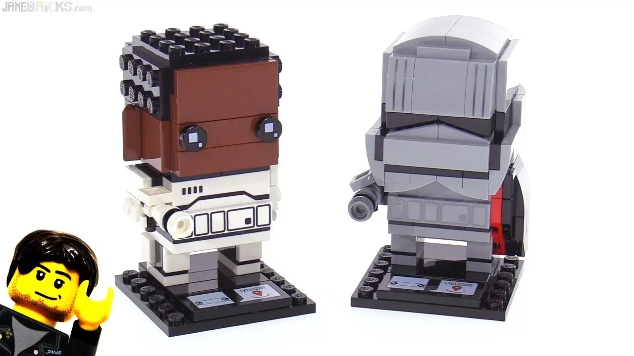 🔄 LEGO Star Wars BrickHeadz Finn & Capt. Phasma review! re upload