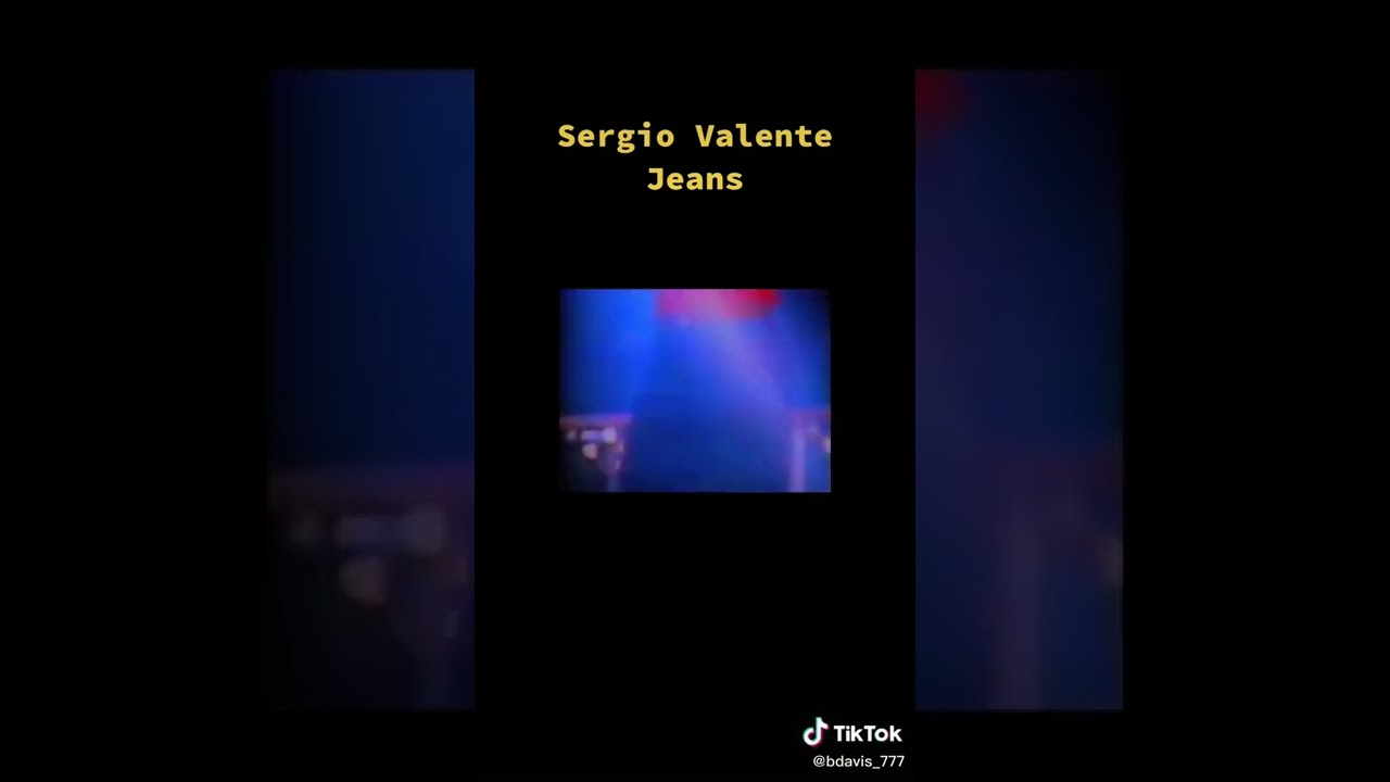 SERGIO VALENTE JEANS COMMERCIAL #80s #commercials #flashback #sergiovalente #fashion