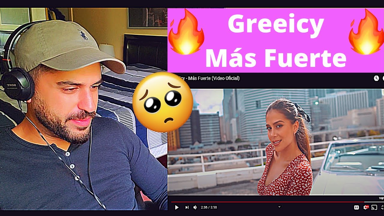 Colombiana! Greeicy - Más Fuerte (Video Oficial) - REACTION VIDEO!