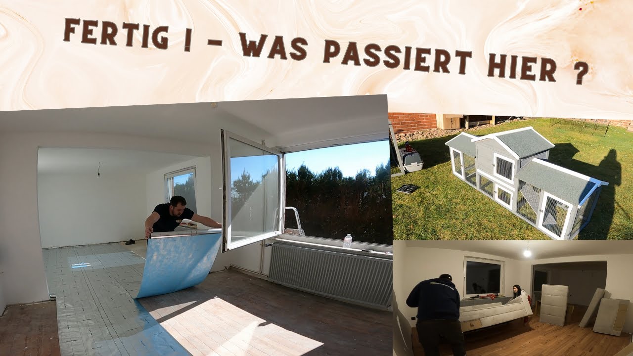 Wohnzimmer komplett - Couch steht ! Und was passiert im Kaninchenzimmer !? I Außengehege I #031