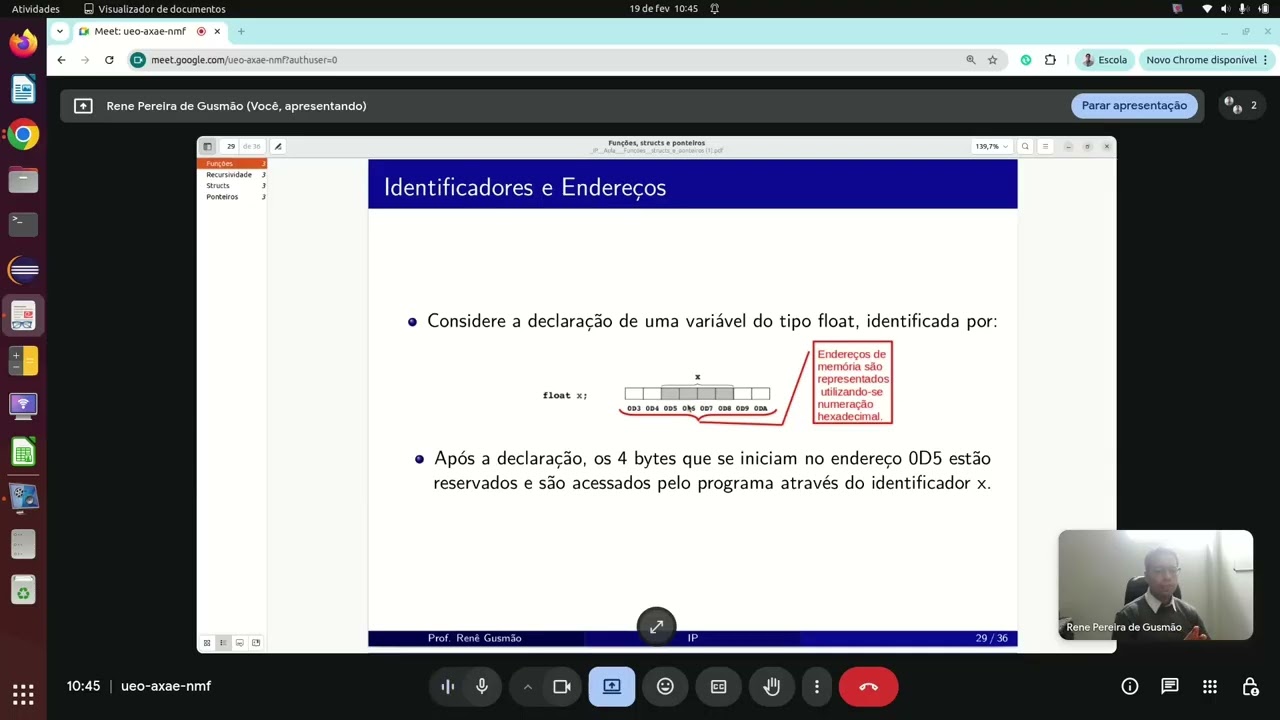 [Programação em C] Aula 14 - Ponteiros