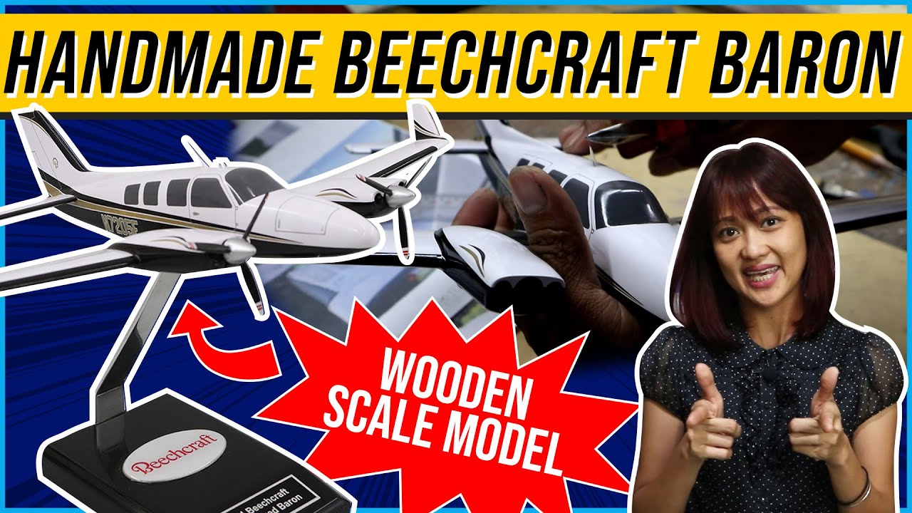 How To Make a Custom Wooden Aircraft Model of the Beechcraft Baron | Scale Model Workshop