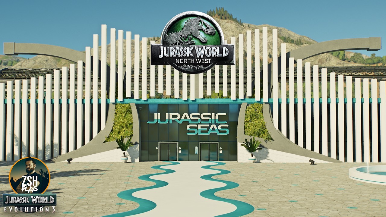 Building a Sea World Lagoon in Standard Mode! | Jurassic North West