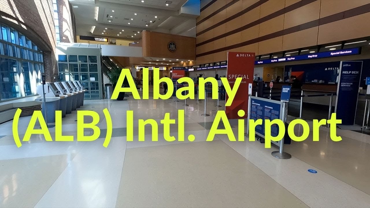 Airport Tour - ALB - Albany International Airport 4K