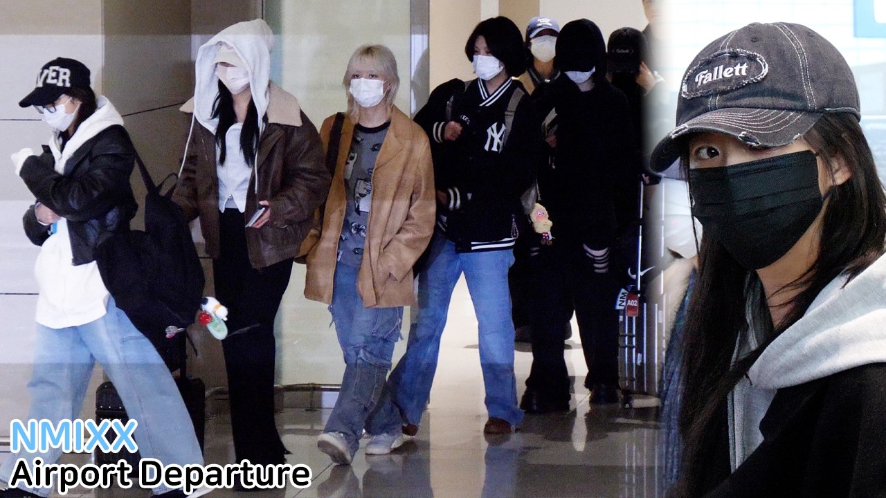 엔믹스 '첫 월드투어 유럽&북미' 출국 직캠｜NMIXX Airport Departure 260315
