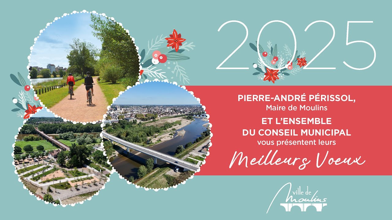 Cérémonie des Vœux 2025 aux Moulinois, Pierre-André Périssol, maire de Moulins