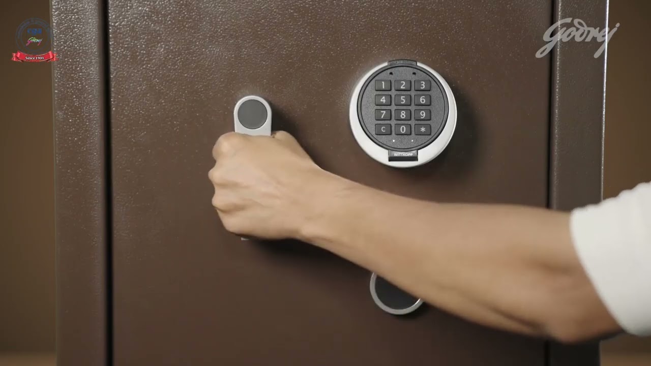 Godrej Matrix Safe Locker Digital+key Settings Video  