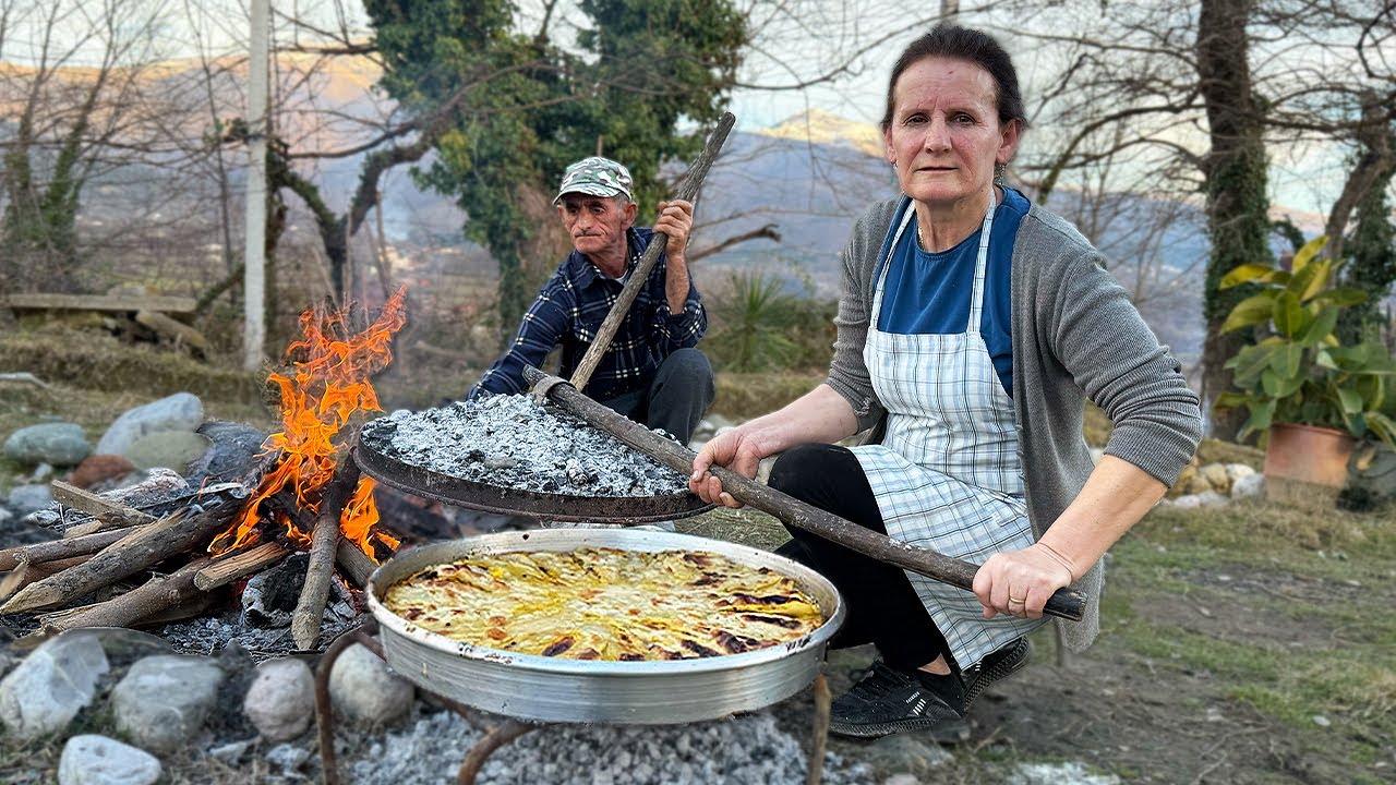 Traditional Albanian Fli – The Most Unique Balkan Dish! 🔥🥞🇦🇱