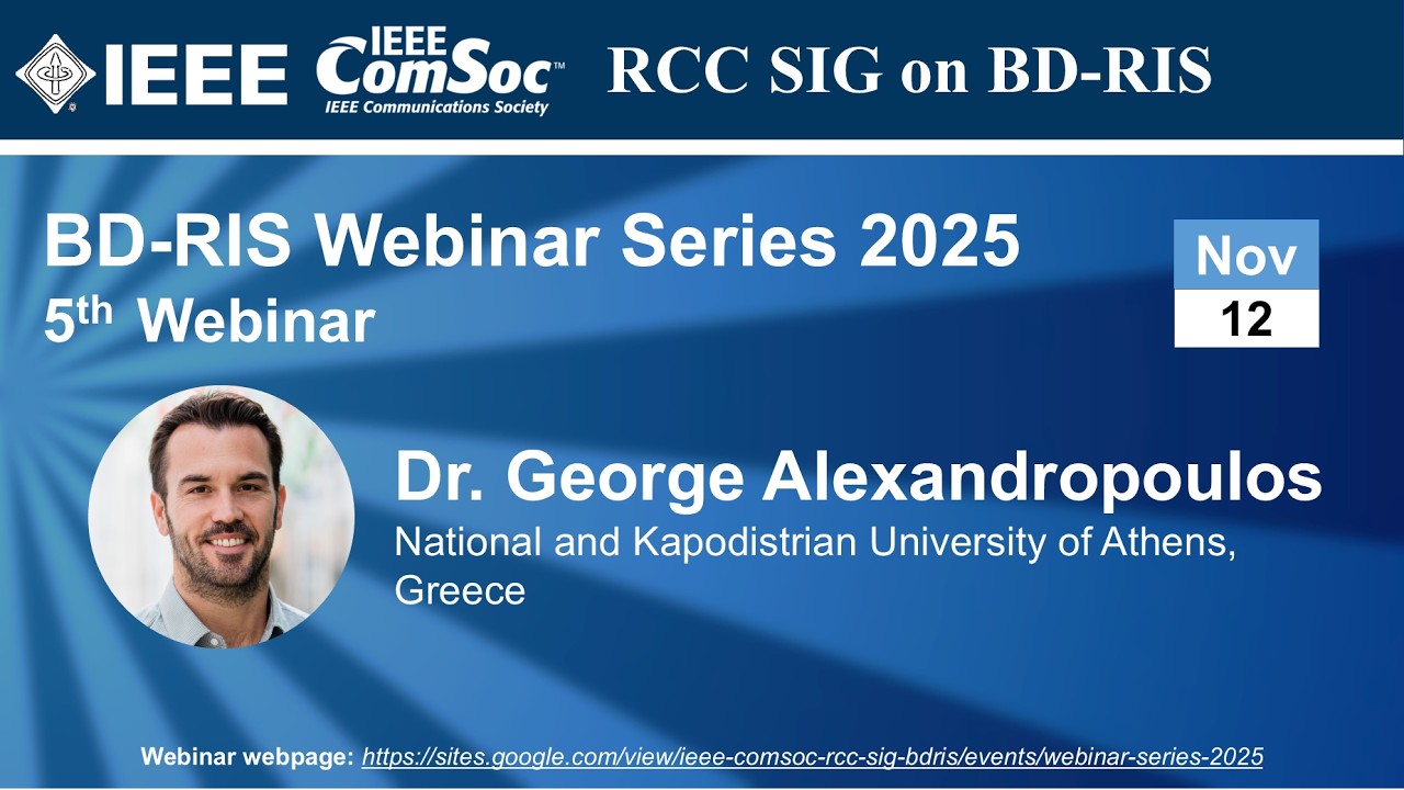 BD-RIS SIG Talk 13 - Dr. George Alexandropoulos