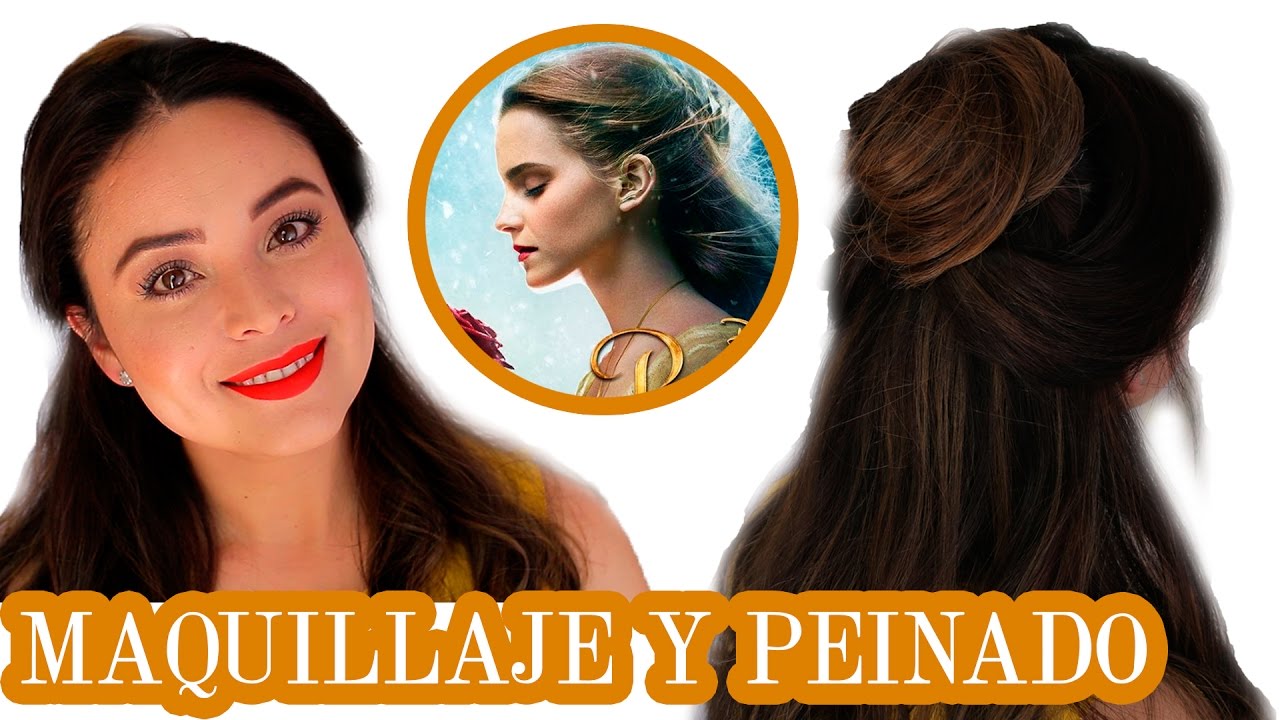 EMMA WATSON LA BELLA Y LA BESTIA MAQUILLAJE Y PEINADO *Fabi Ortiz