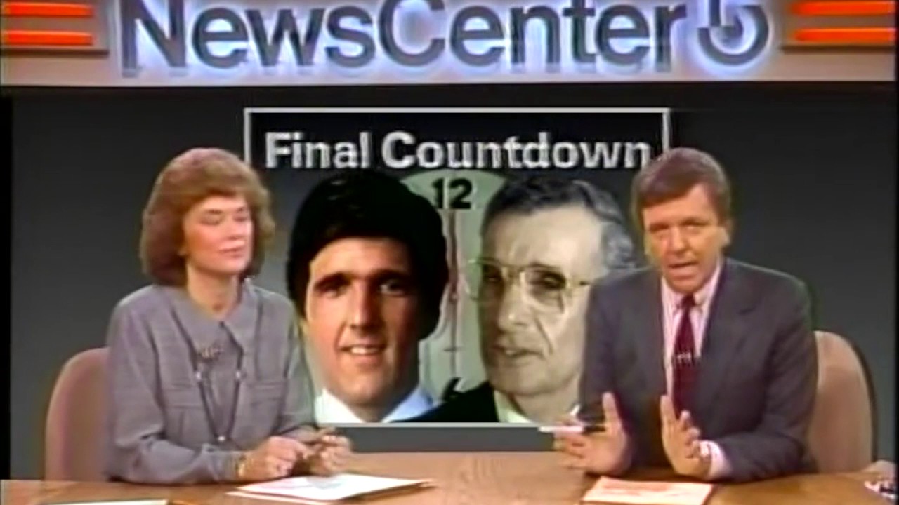 Chet Curtis and Natalie Jacobson: sharing the anchor desk as husband and wife..