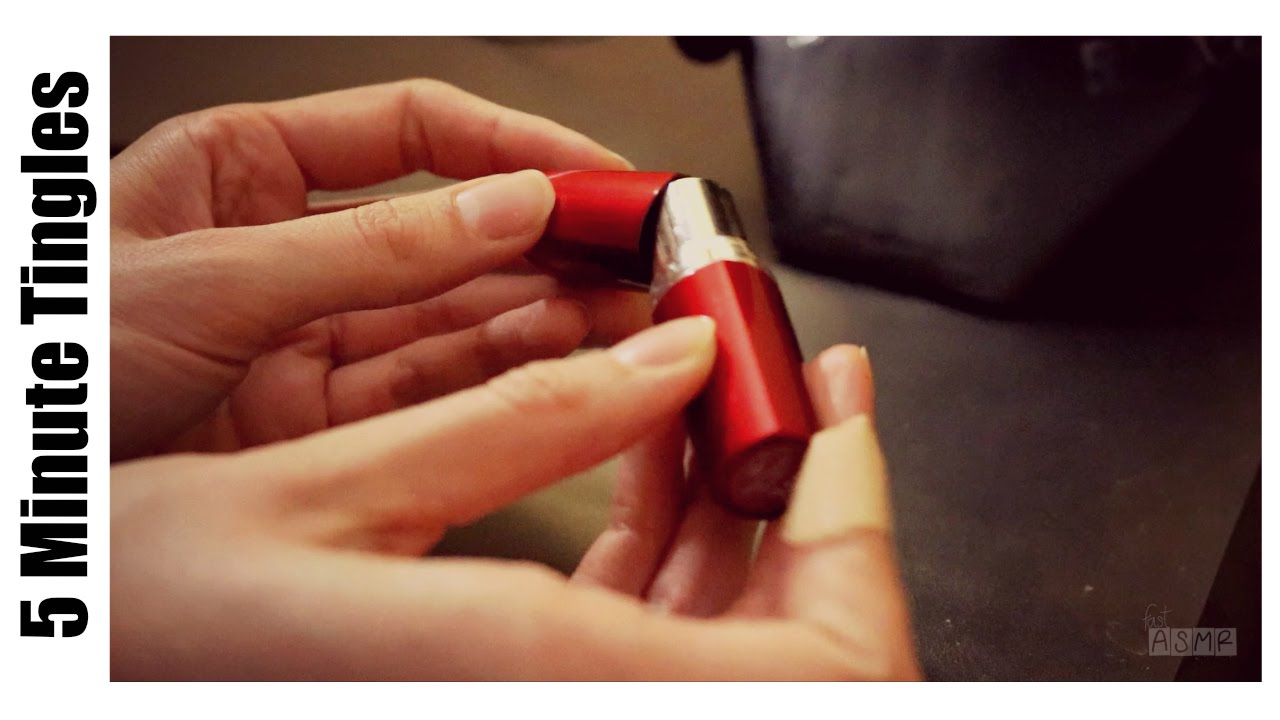 Binaural ASMR &bull;&bull;● Lipstick Cap Sounds &bull;&bull;●