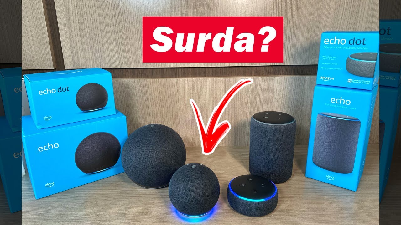NÃO COMPRE ECHO DOT 4 E ECHO 4 ANTES DE SABER DISSO! Comparativo e testes! (Alexa)