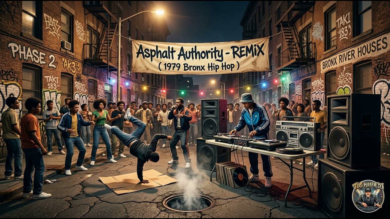 Asphalt Authority  - REMIX  ( 1979 Bronx - Hip Hop )  #rap #rapmusic #rappers #hiphop #bronx